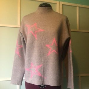 Tahari mock neck sweater